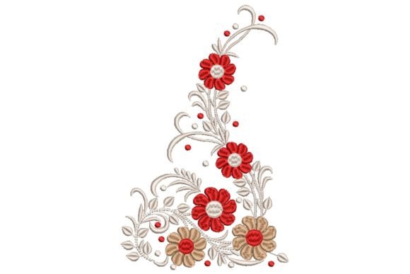 Decorative Floral Corner Embroidery Review