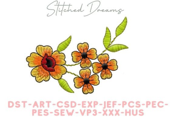 Delicate Flowers Embroidery Design Review