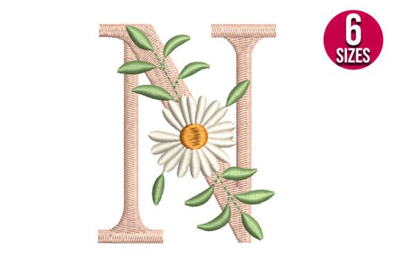 Floral Alphabet Letter N Review