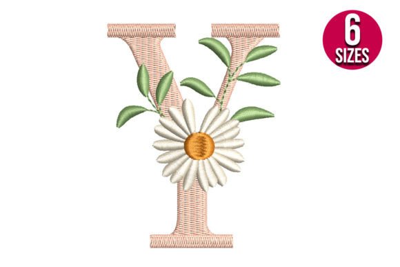 Floral Alphabet Letter Y Embroidery Review