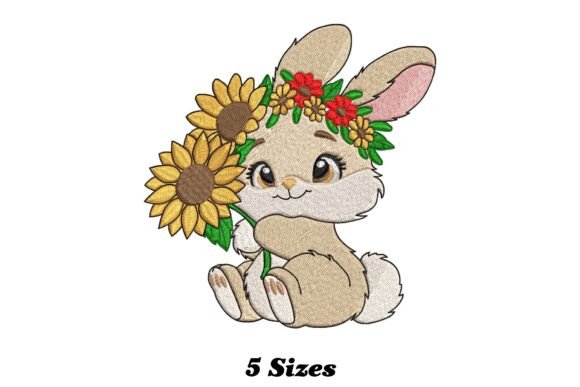 Floral Cute Rabbit Embroidery Review