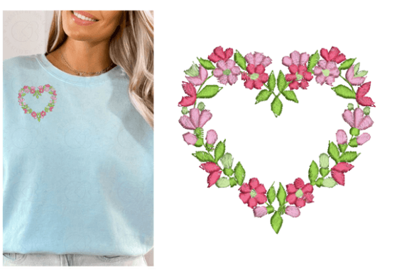 Floral Heart Embroidery Design Review