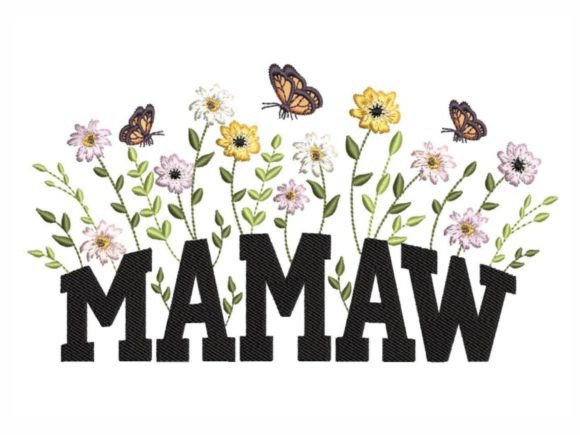 Floral Mamaw Embroidery Review