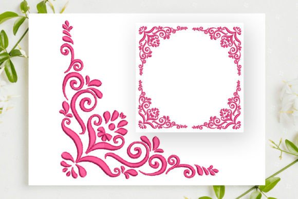 Floral Ornament Corner Border Review