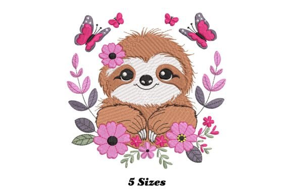 Floral Sloth: A Seasonal Embroidery Review