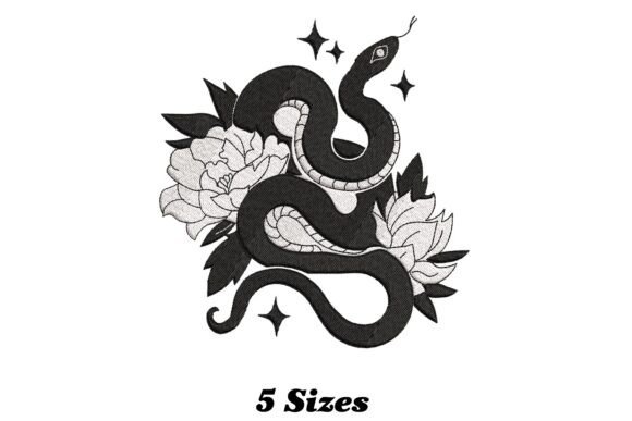 Floral Snake Silhouette Review