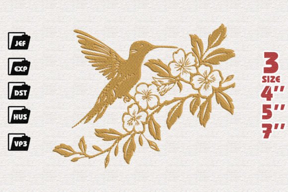 Hummingbird Floral Embroidery Review