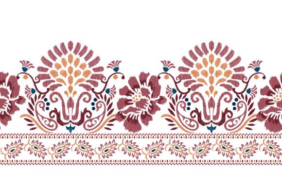 Ikat Floral Paisley Embroidery Review