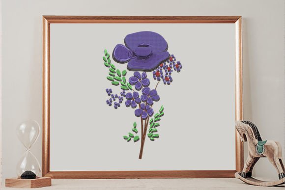 Purple Flower Embroidery Design Review