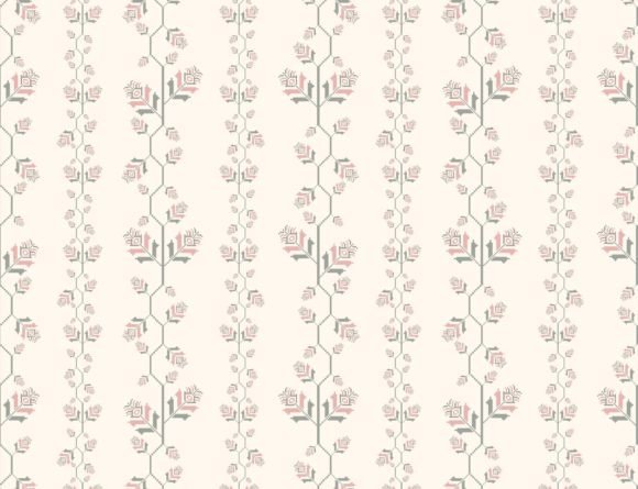 Review: Embroidery Floral Stripes Pattern