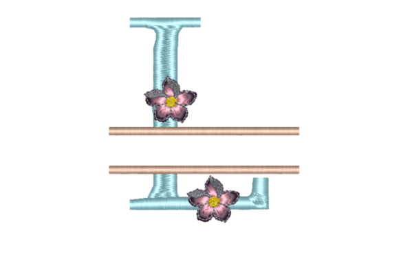 Split Floral Letter L Review