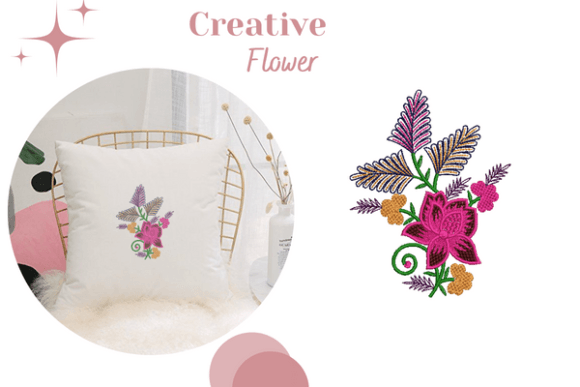 Stylish Flowers Embroidery Design Review