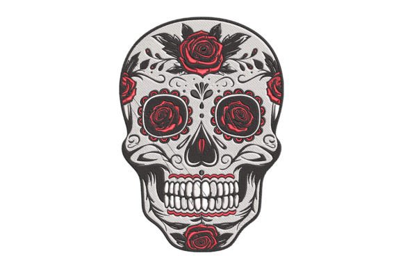 Sugar Skull Embroidery Review for Boutique Apparel