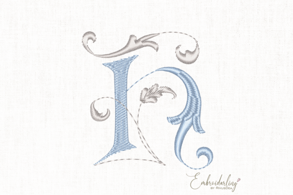 Wedding Monogram H, Embroidery Letter Review